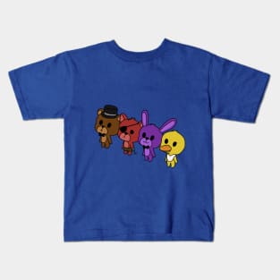 kawaii freddy and friends chibis Kids T-Shirt